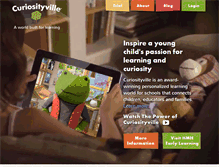Tablet Screenshot of curiosityville.com